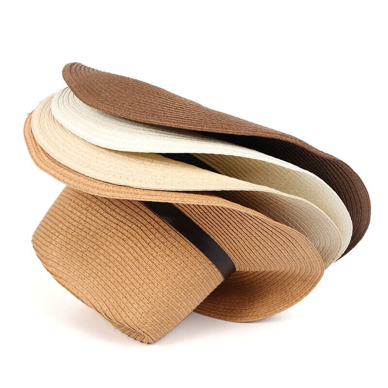 Personalized Leather Patch Cowboy Straw Hat | CWBeach106