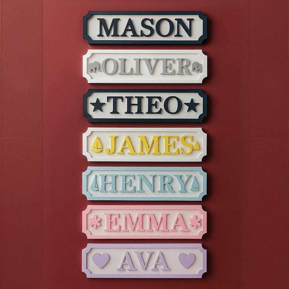 Personalized Kid's Bedroom Decoration Door Sign | CWBaby391