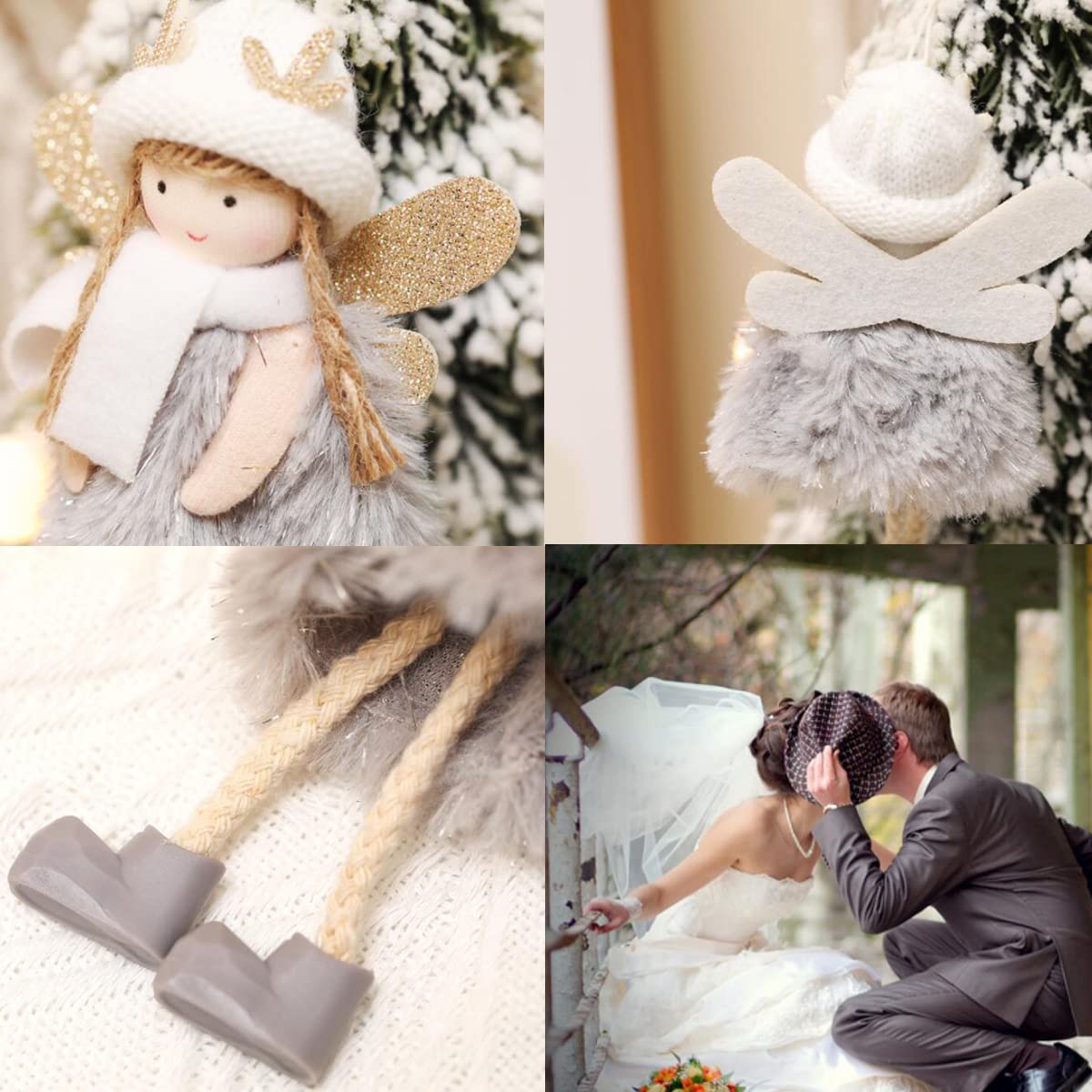 Personalized Christmas Lovely Angel Doll Decoration | MCGift189