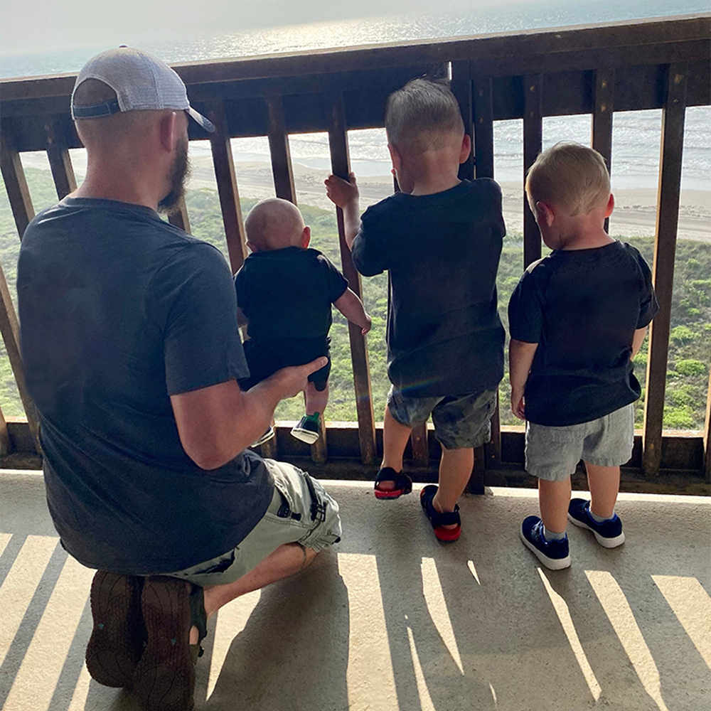 Personalized First Father's Day Daddy and Me Outfit | CWFamily107