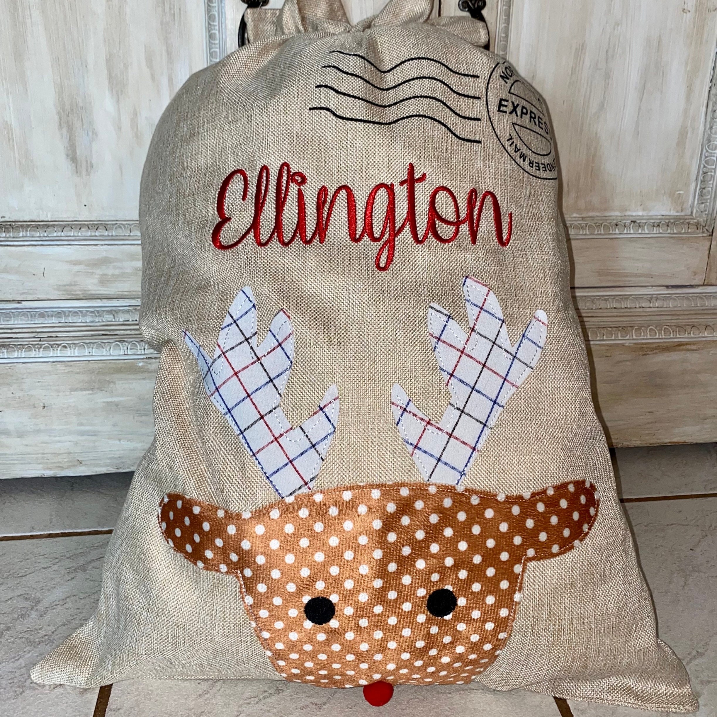 Personalized Embroidered 50*70cm Christmas Gift Bags | MCGift16