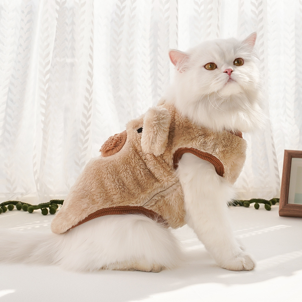 Personalized Cute Pet Soft Plush Fleece Vest | BKPet194