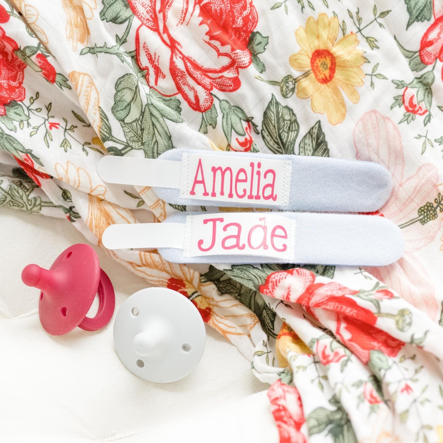 Personalized Cozy Baby ID Foam Bracelet for Twins | CWbaby36