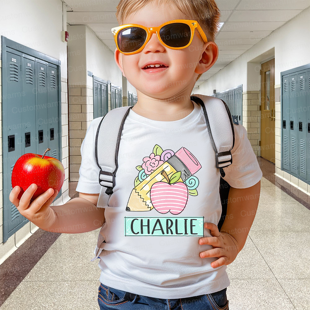Personalized First Day Of Back To School Shirt | CWSchool13