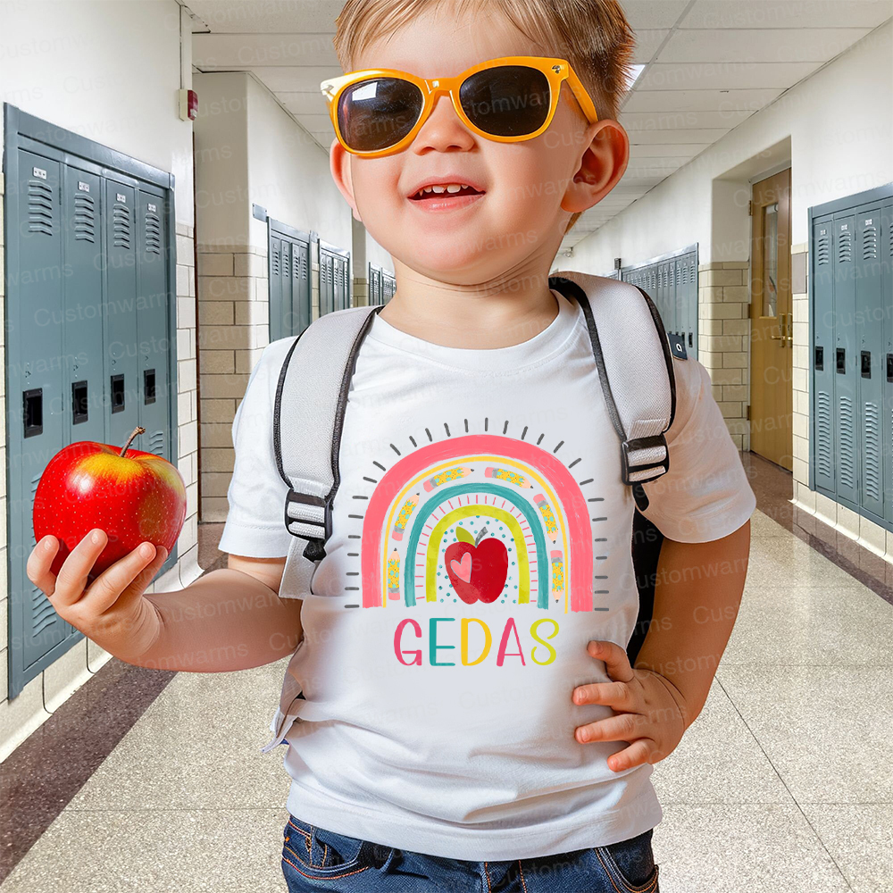 Personalized First Day Of Back To School Shirt | CWSchool14