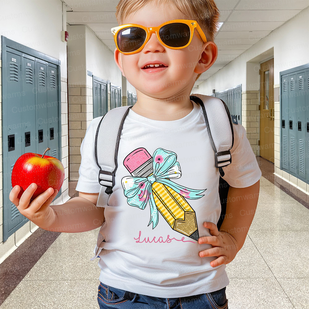 Personalized First Day Of Back To School Shirt | CWSchool15