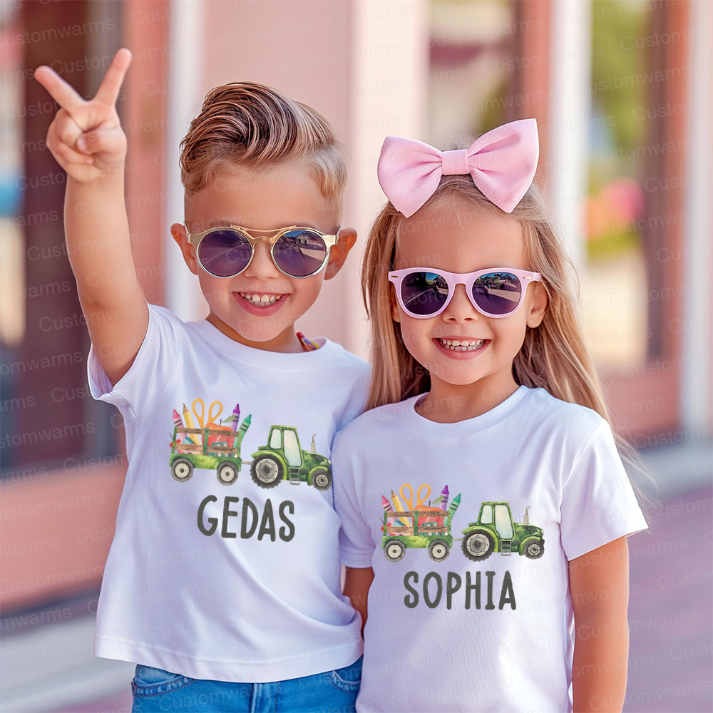 Personalized First Day Of Back To School Shirt | CWSchool16