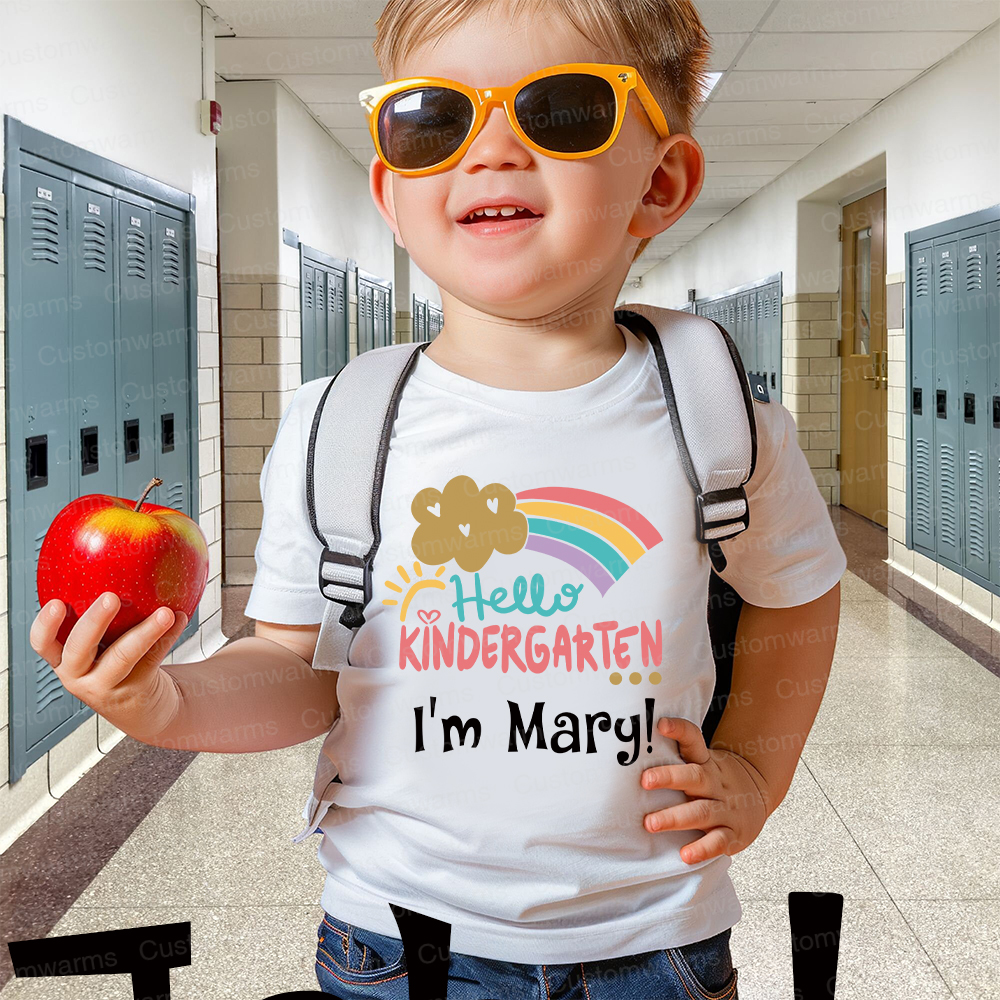 Personalized First Day Of Back To School Shirt | CWSchool25