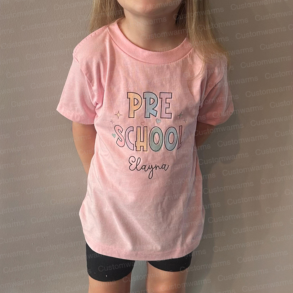 Personalized First Day Of Back To School Shirt | CWSchool28