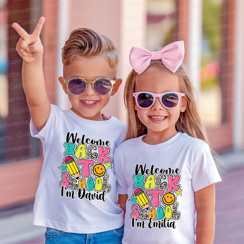 Personalized First Day Of Back To School Shirt | CWSchool29