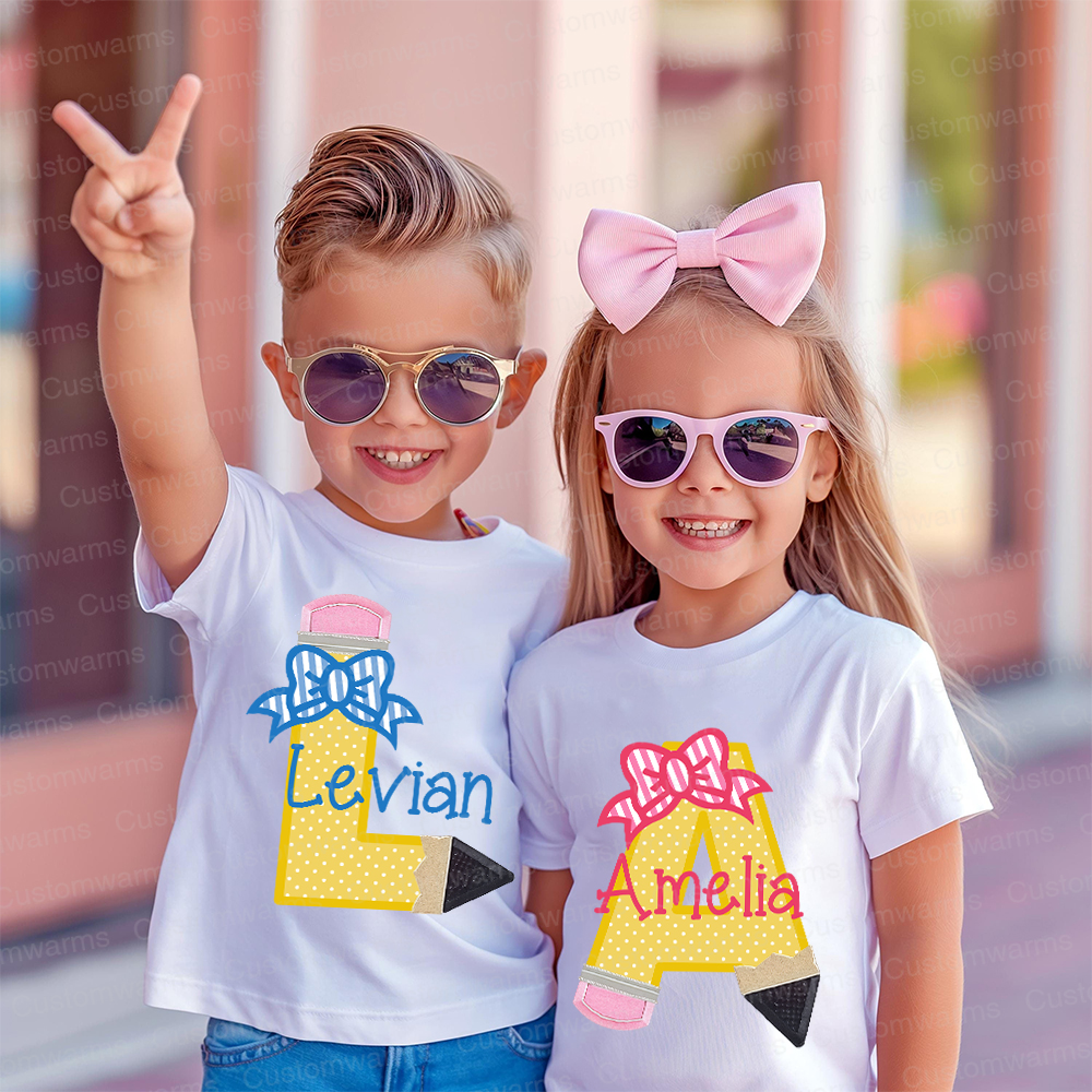 Personalized First Day Of Back To School Shirt | CWSchool33
