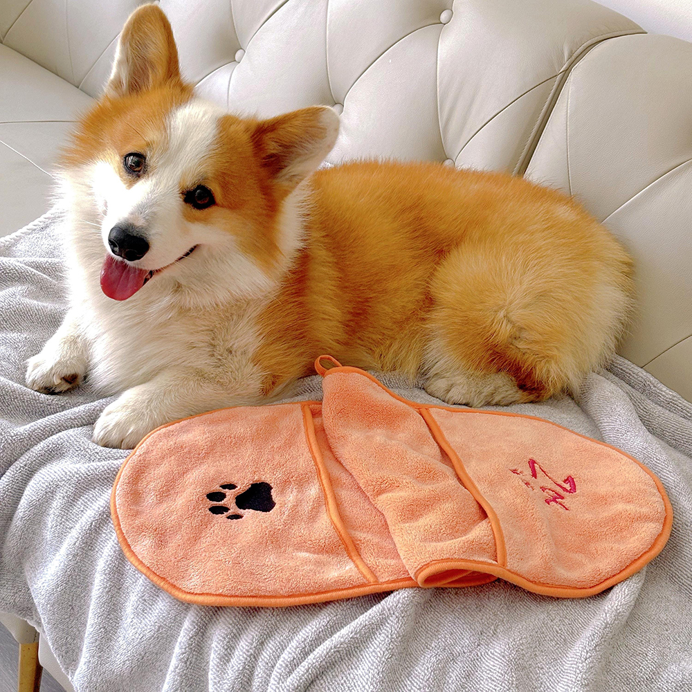 Personalized Embroidered Pet Drying Towel | BKPet167