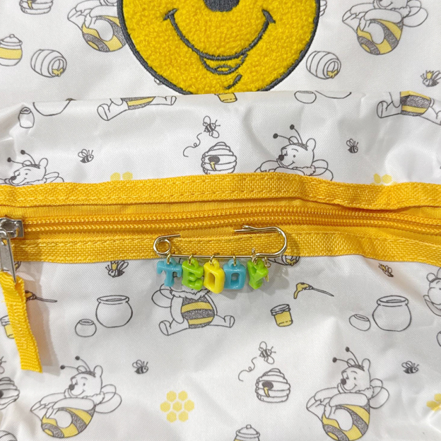 Personalized Colorful Letter Badge Safety Pin | CWToy132