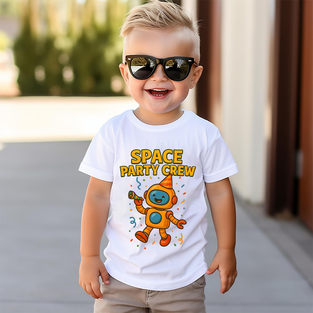 Personalized Space Party Birthday T-Shirt | inBirth33