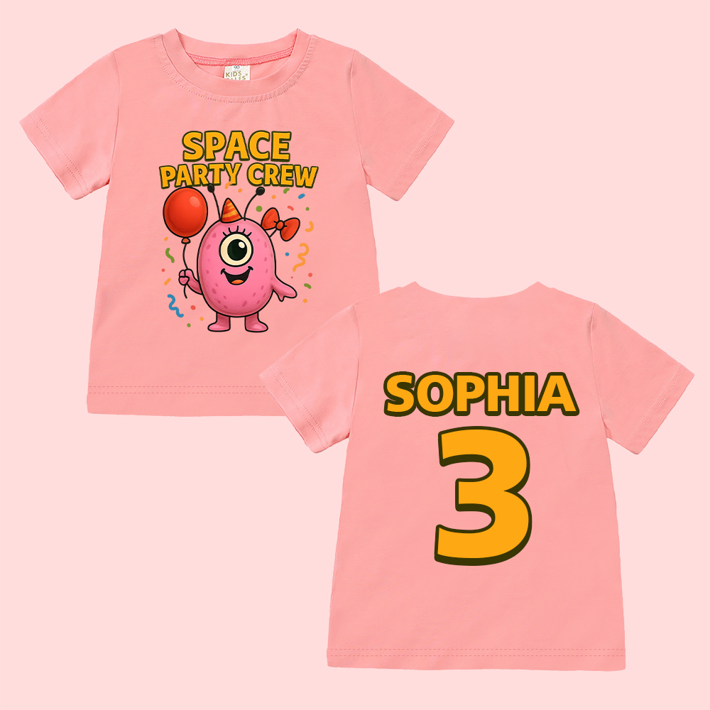 Personalized Space Party Birthday T-Shirt | inBirth33