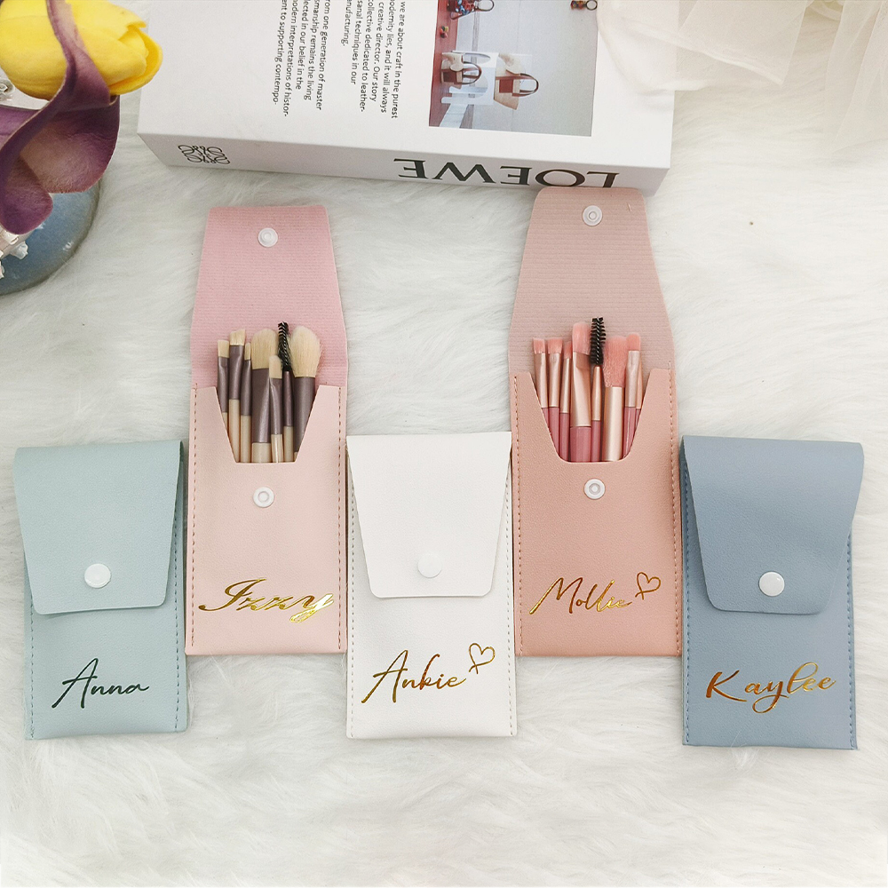 Personalized Wedding Makeup Brushes for Unique & Love | CWPack297