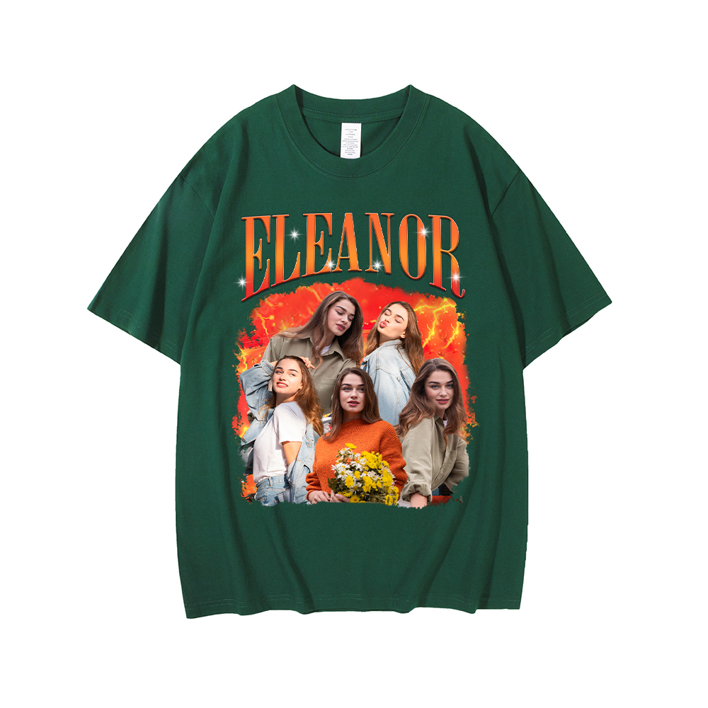 Personalized Original Comfort Cotton Portrait Photo T-Shir | MCGift04