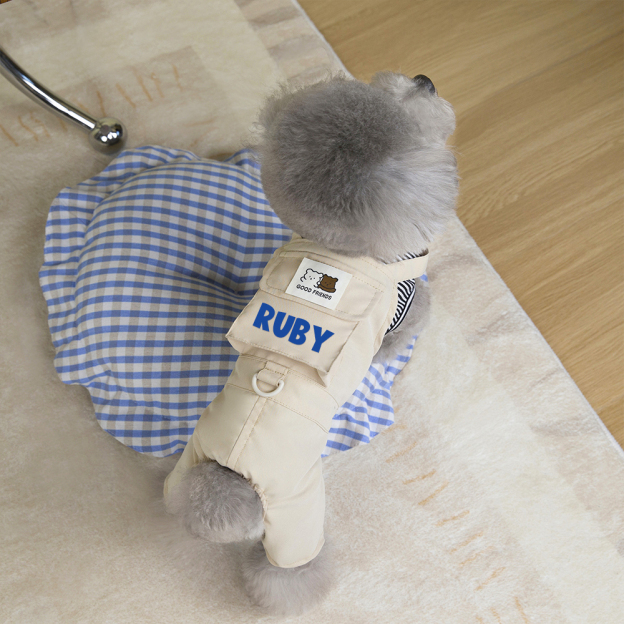 Personalized Pet Lovely Bear Pocket Shirt | BKPet181