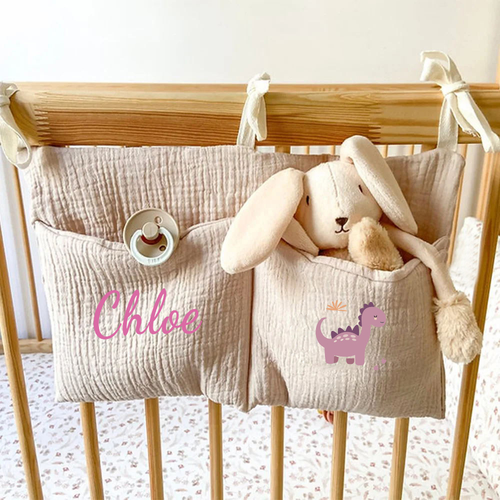 Personalized Baby Bed Pocket Accessories & Diapers Storage | CWBaby5801