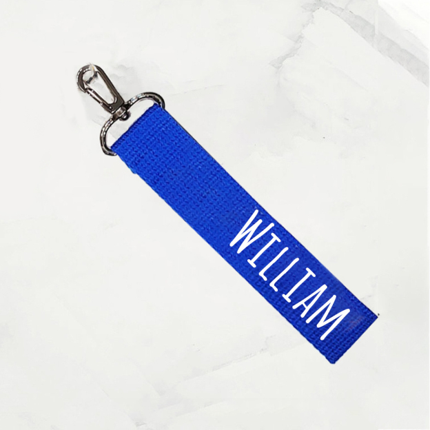 Personalized Colourful Webbing Name Tag | CWToy139