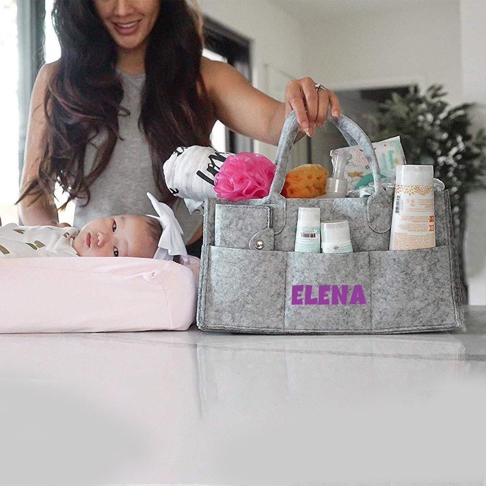 Personalized Baby Accessories & Diapers Portable Nursery Bag | CWToy141