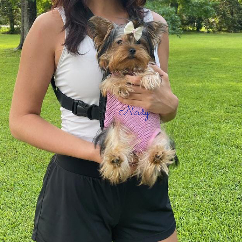 Personalized Dog Front Facing Mesh Pet Carrier | BKPet187