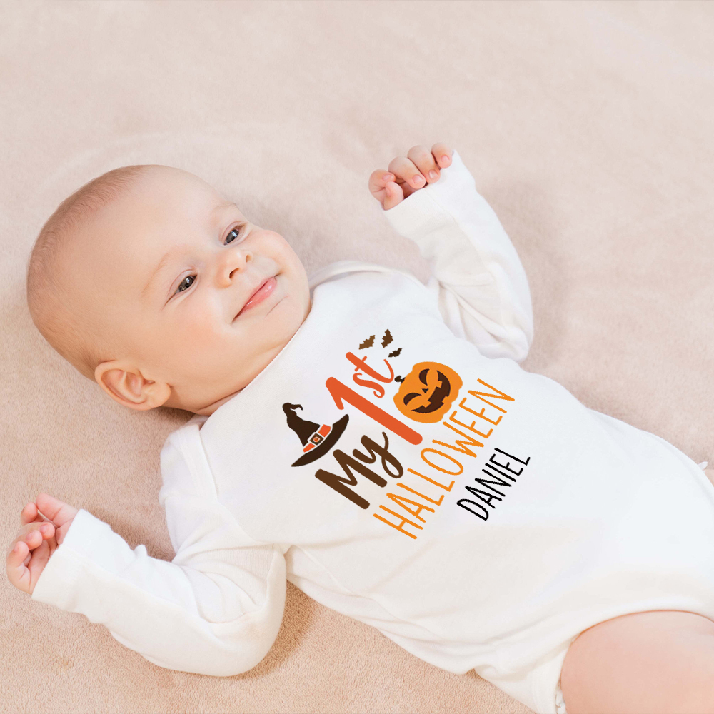 Personalized Baby Lovely First Halloween Outfit | CWHalloween23