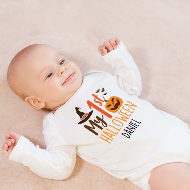 Personalized Baby Lovely First Halloween Outfit | CWHalloween23