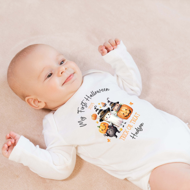 Personalized Baby Lovely First Halloween Outfit | CWHalloween24