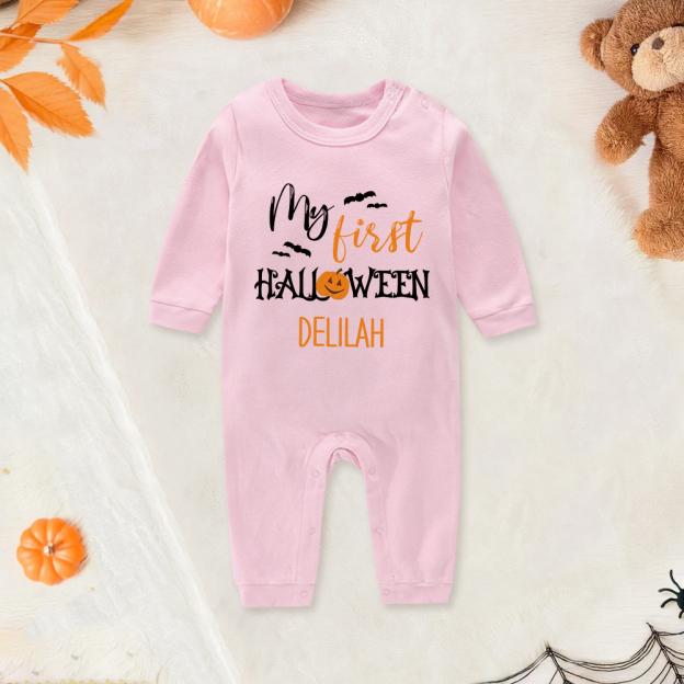 Personalized Baby Lovely First Halloween Outfit | CWHalloween26