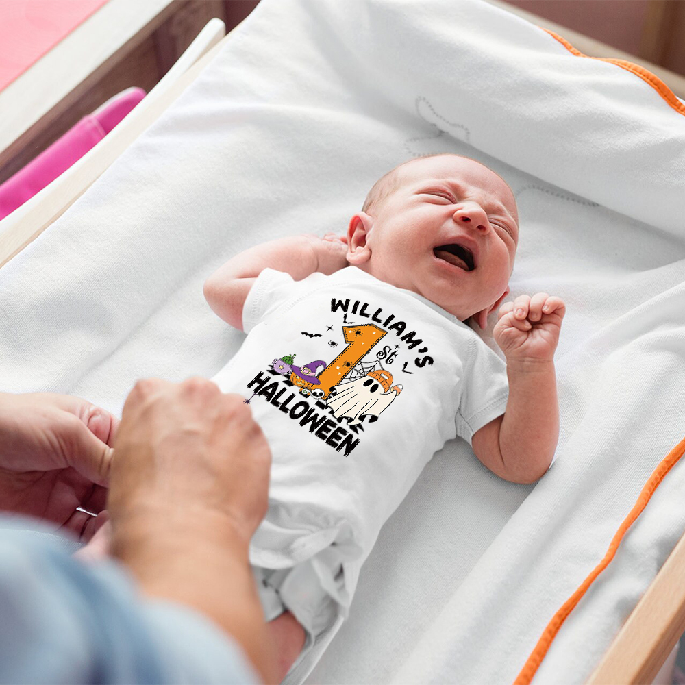 Personalized Baby Lovely First Halloween Outfit | CWHalloween27