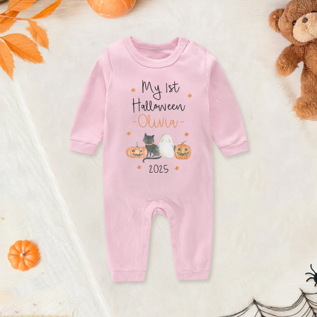 Personalized Baby Lovely First Halloween Outfit | CWHalloween30