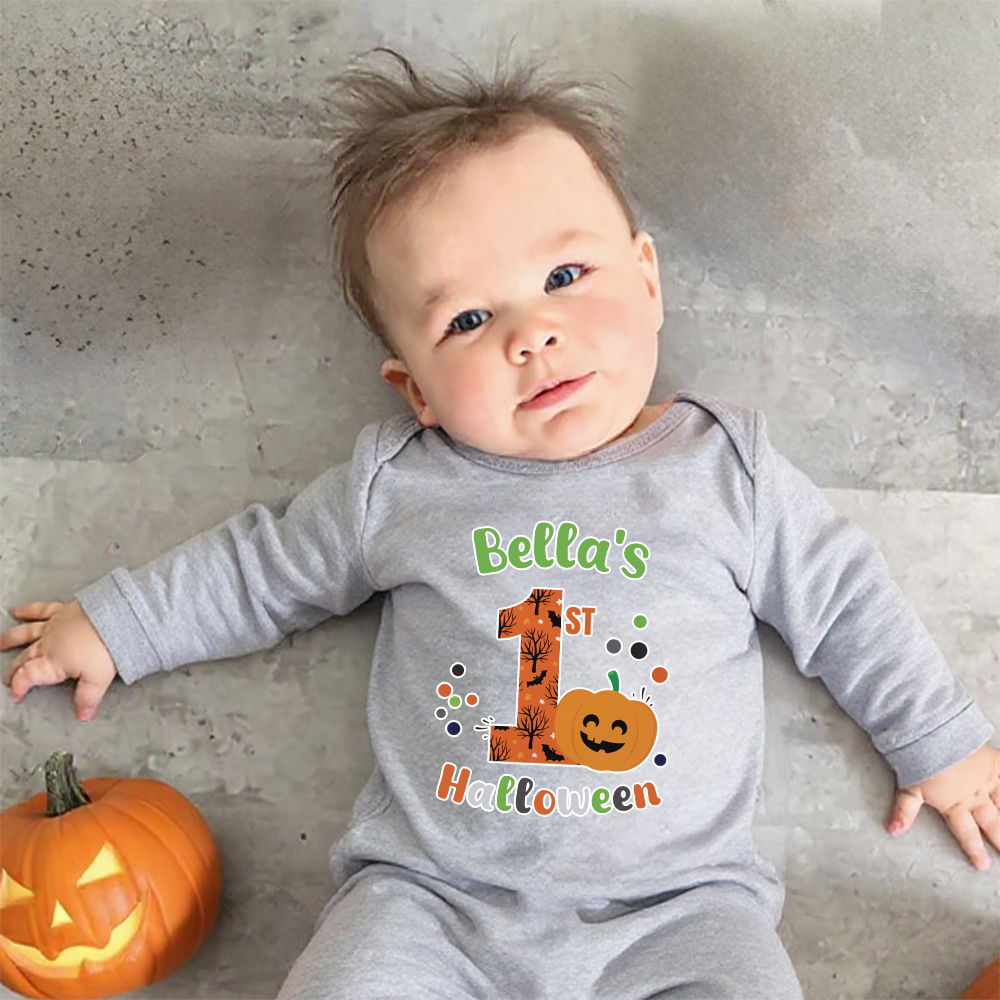 Personalized Baby Lovely First Halloween Outfit | CWHalloween41