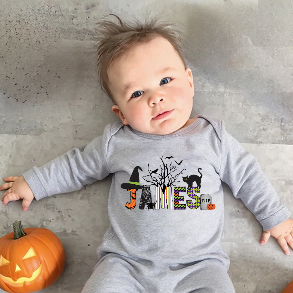 Personalized Baby Lovely First Halloween Outfit | CWHalloween35