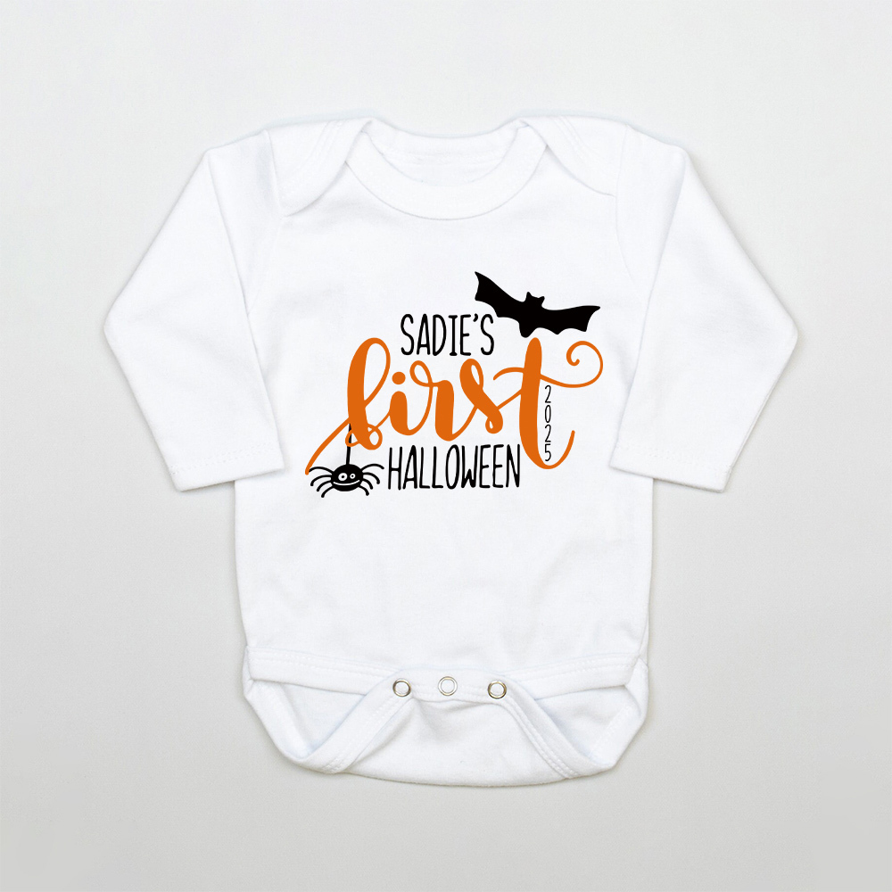 Personalized Baby First Pumpkin Outfit Set | CWHalloween62