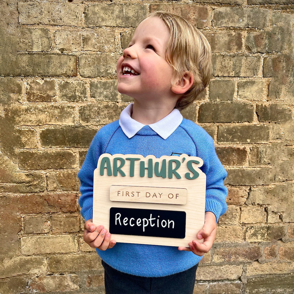 Personalised First and Last Day of School Memory Photo Board | CWToy145