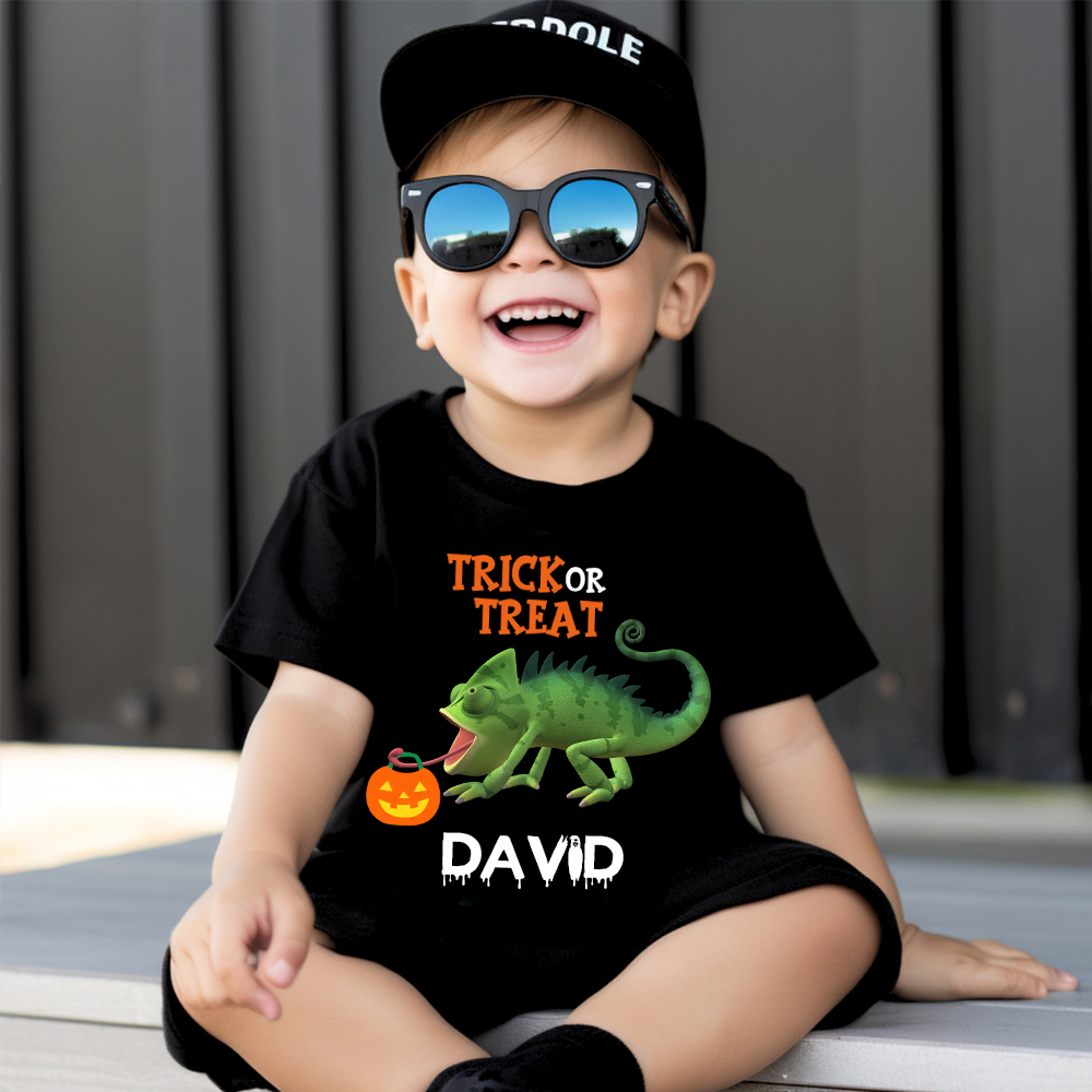 Personalized Larva's Halloween Funny Kid Shirt | Larva16