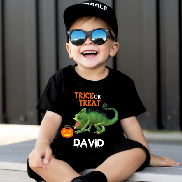 Personalized Larva's Halloween Funny Kid Shirt | Larva16