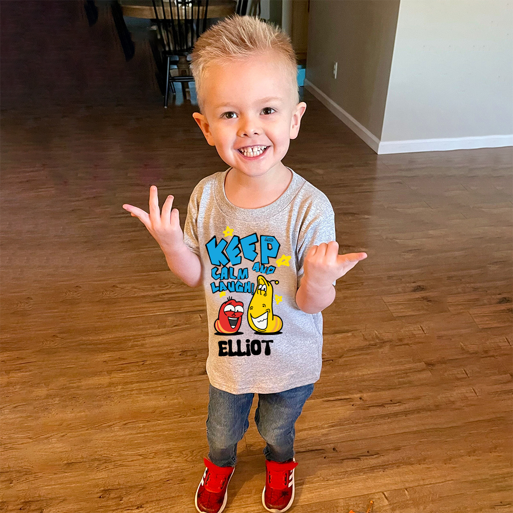 Personalized Larva's Halloween Funny Kid Shirt | Larva13