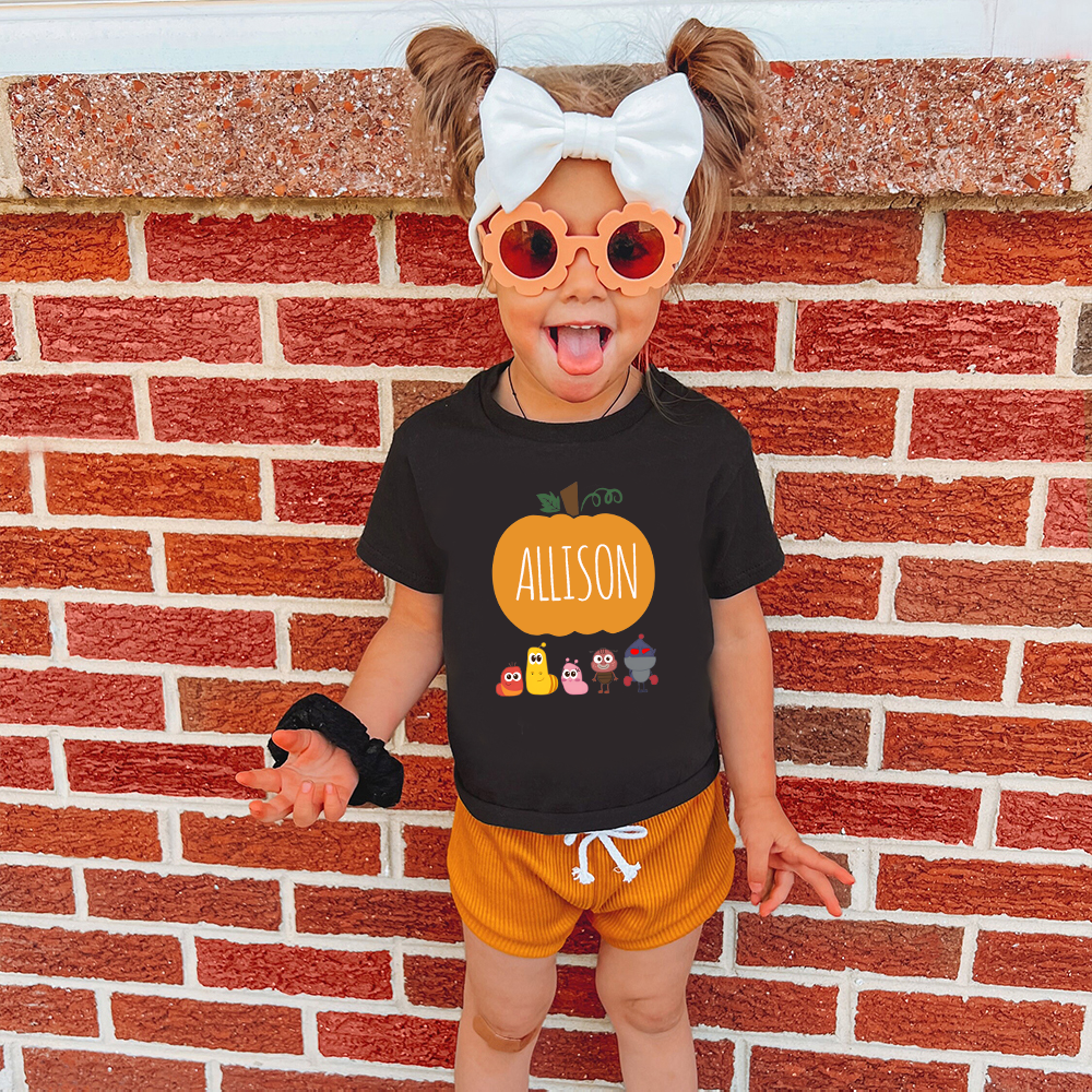 Personalized Larva's Halloween Funny Kid Shirt | Larva19