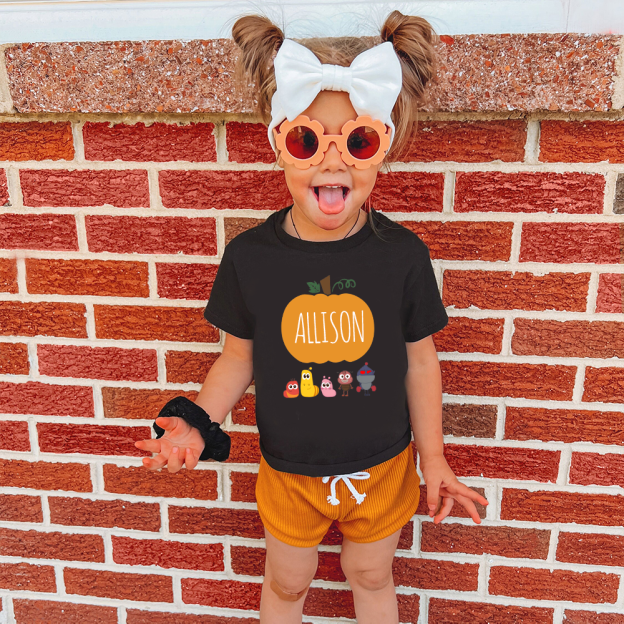 Personalized Larva's Halloween Funny Kid Shirt | Larva19