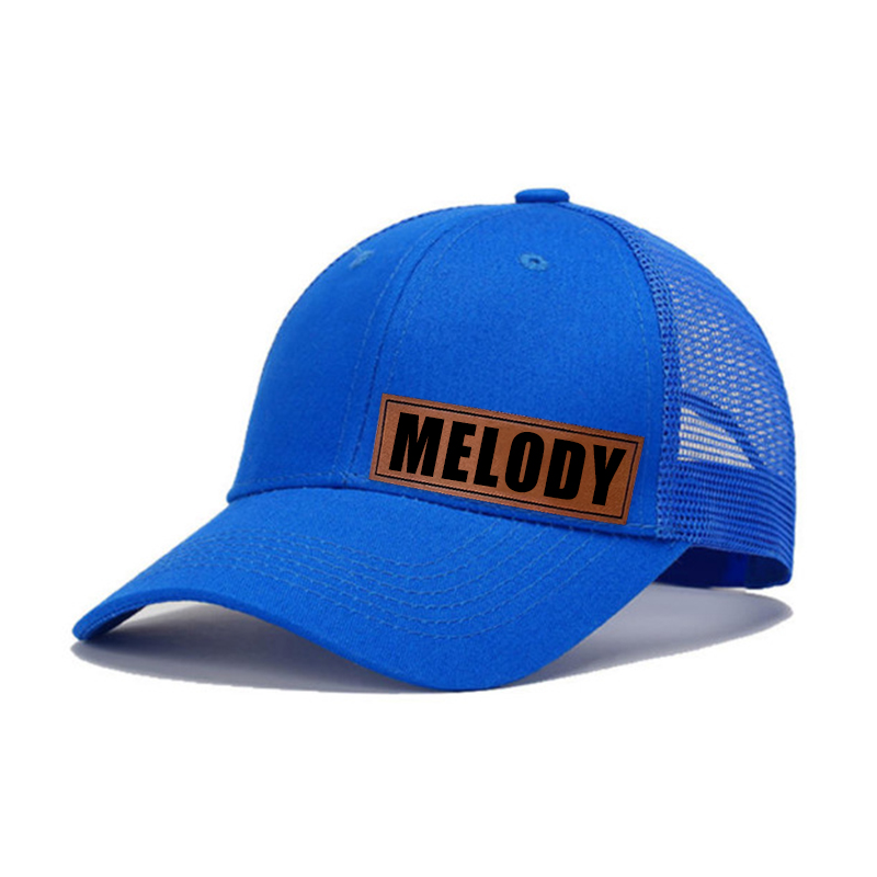 Personalized Color Leather Patch Hat for Comfort & Unique | CWBeach53
