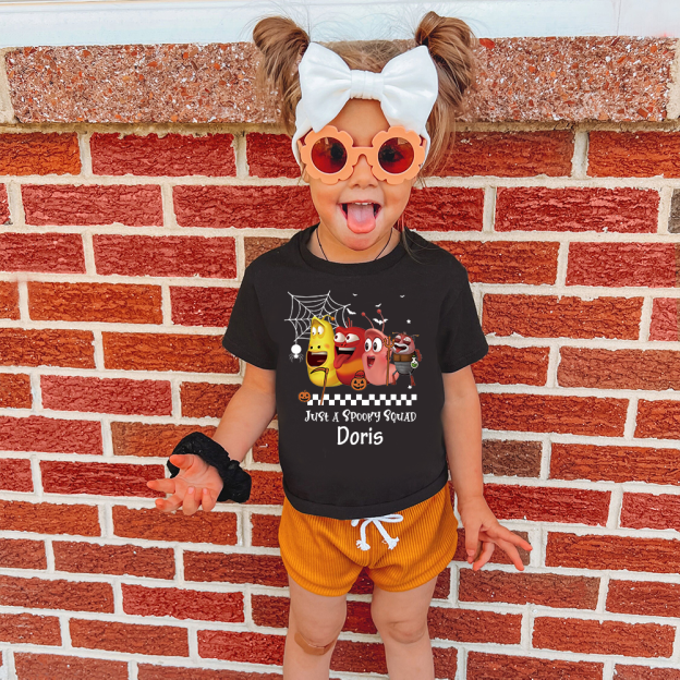 Personalized Larva's Halloween Funny Kid Shirt | Larva10