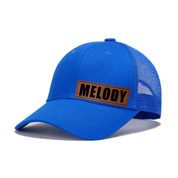 Personalized Color Leather Patch Hat for Comfort & Unique | CWBeach53