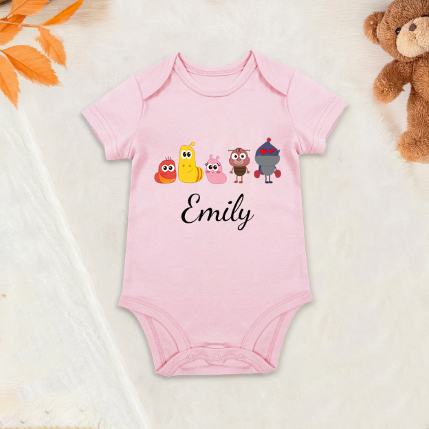 Personalized Larva's Funny Baby Romper | Larva21