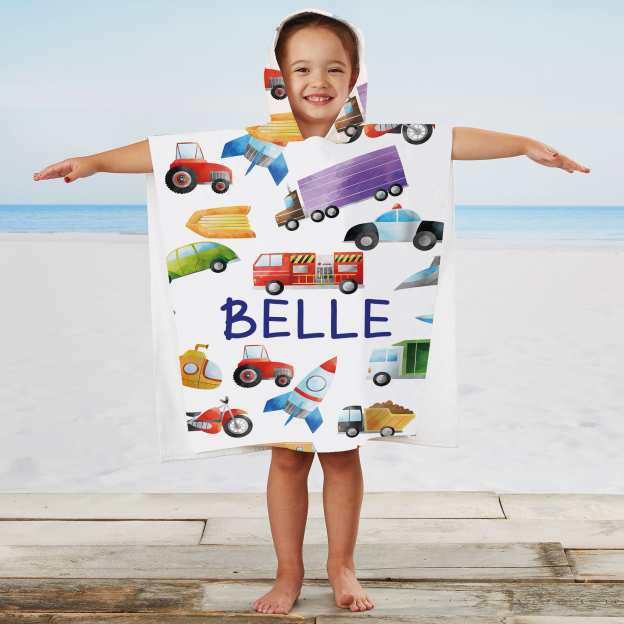 Personalized Hooded Beach Towel for Summer & Beach | CWHTowel32