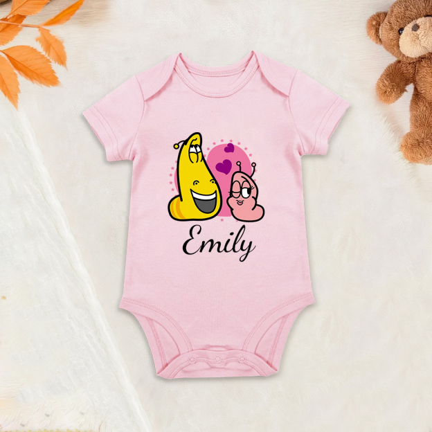 Personalized Larva's Funny Baby Romper | Larva22