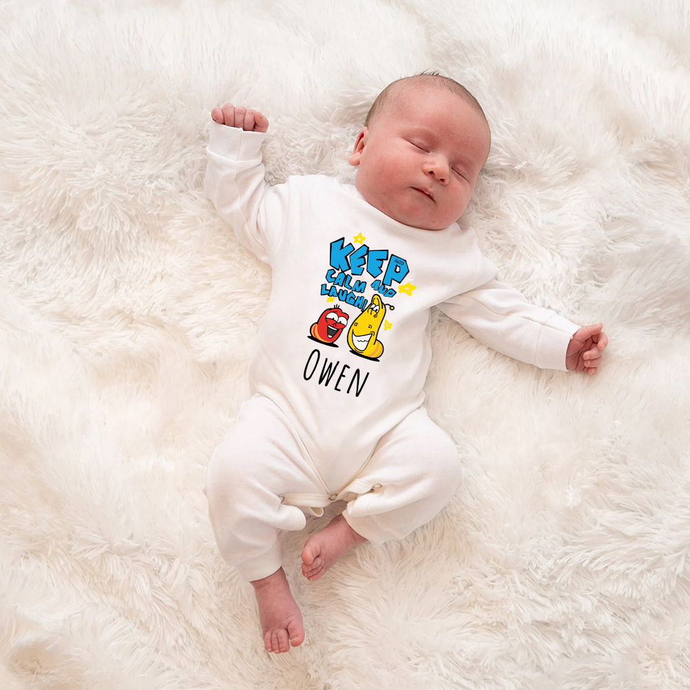 Personalized Larva's Funny Baby Romper | Larva25
