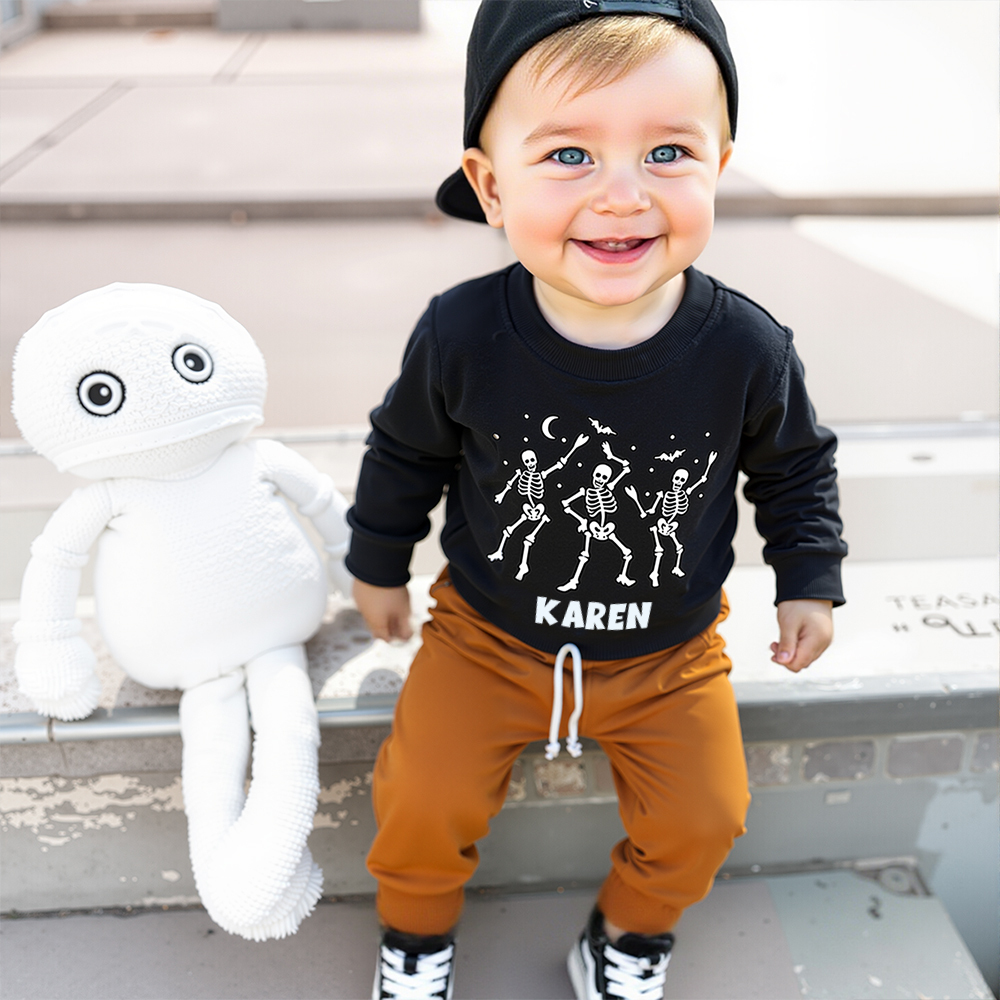 Personalized Funny Halloween Toddler Outfit | CWHalloween71
