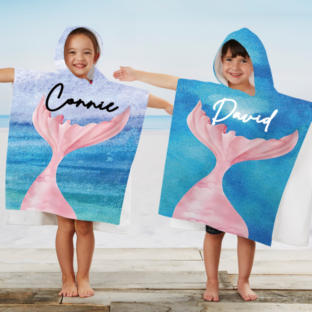 Personalized Hooded Beach Towel for Summer & Beach | CWHTowel35